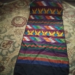 Guatemala tapestry made on the loom